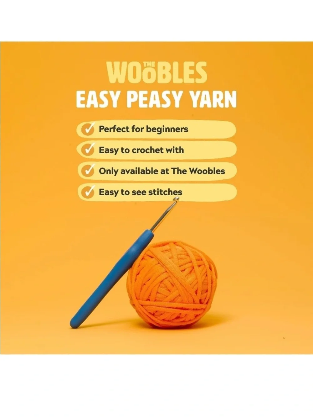 The Woobles Sam the Sloth Crochet Kit